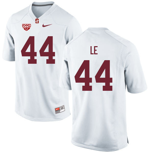 Men #44 TaeVeon Le Stanford Cardinal College Football Jerseys Sale-White